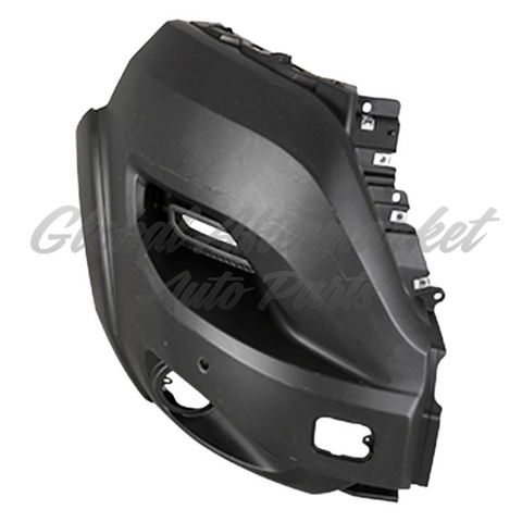 BUMPER FR RH TEXTURED BLACK W/ FOG LAMPS / 2 PARK ASSIST SENSOR