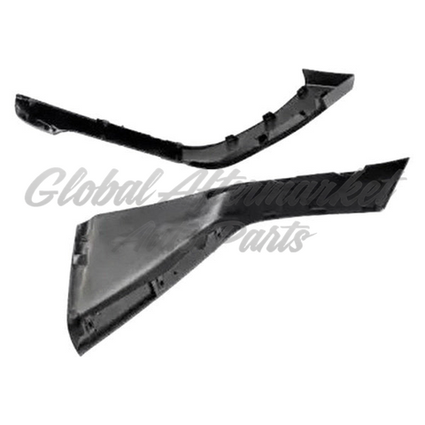 BUMPER MOLDING FR LH/RH TEXTURED OUTER ENDS 2-PIECES REBEL/ WARLOCK