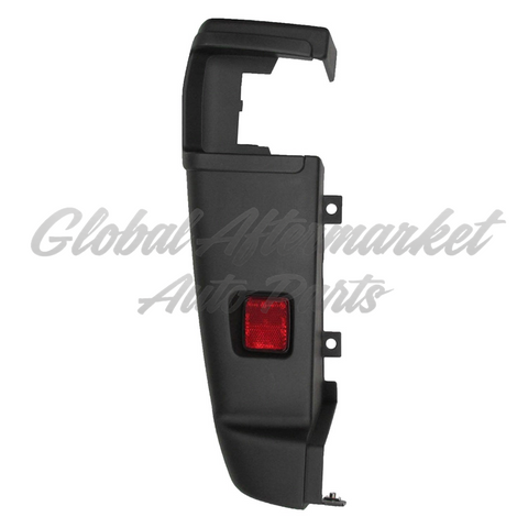 BUMPER END RR LH BLACK W/ REFLECTOR W/O BLIND SPOT