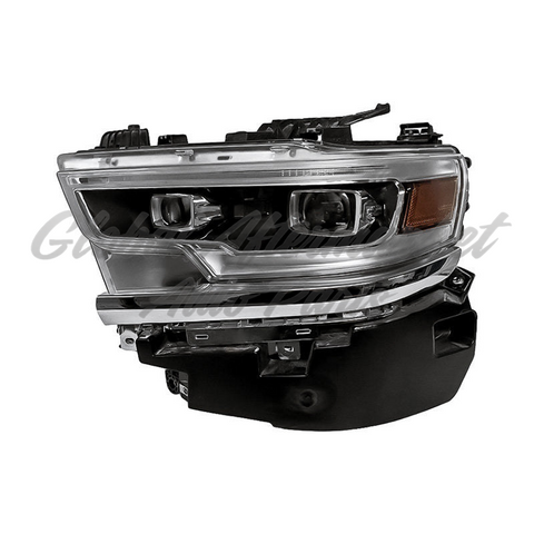 HEAD LAMP LH LED CHROME BEZEL W/MODULE / PROJECTOR TYPE