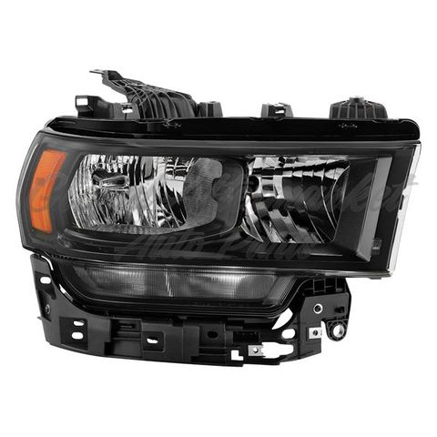 HEAD LAMP LH HALOGEN BLACK BEZEL W/O LOGO HQ