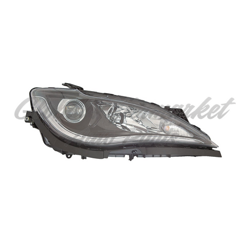 HEAD LAMP RH HID BLACK BEZEL