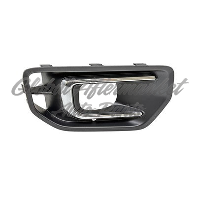 FOG LAMP BEZEL FR RH TEXTURED BLACK W/ CHROME MOLDING EXCLUDE RAPTOR