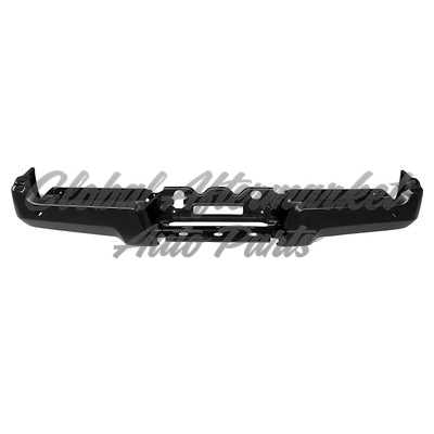 BUMPER RR ASSY STEEL BLACK W/BOTH ENDS/STABLIZER BAR/SENSOR