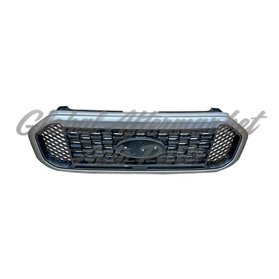 GRILLE FR BLACK HONEYCOMB W/ ARGENT FRAME W/O EMBLEM XLT MODELS