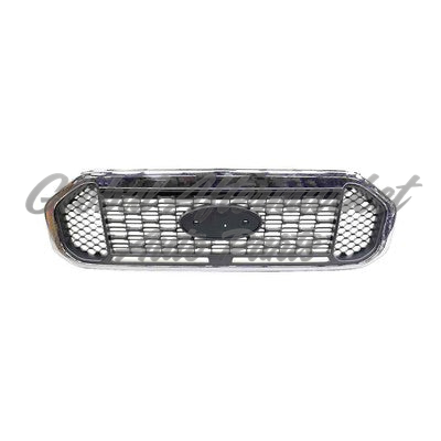 GRILLE FR BLACK HONEYCOMB W/ CHROME FRAME W/O EMBLEM XLT MODELS