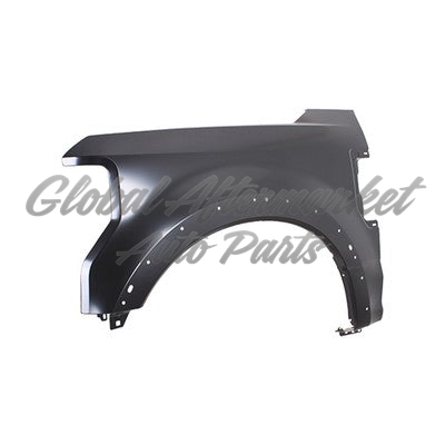 FENDER FR LH ALUMINUM W/MOLDING HOLES