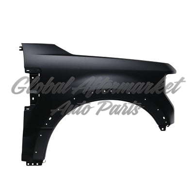 FENDER FR RH ALUMINUM W/MOLDING HOLES CAPA