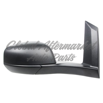 DOOR MIRROR LH MANUAL TEXTURED/ FLAT GLASS W/ SPOTTER MIRROR / SMALL TYPE FITS VAN/ WAGON