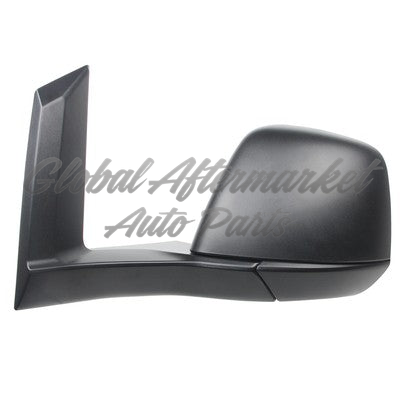 DOOR MIRROR LH MANUAL TEXTURED W/MANUAL FOLDING/ FLAT GLASS W/ SMALL CONVEX MIRROR/ LARGE TYPE FITS VAN/ WAGON