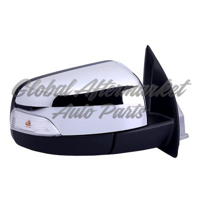 DOOR MIRROR LH POWER HTD W/CHROME PKG/BLIND SPOT/PUDDLE LAMP FITS LARIAT