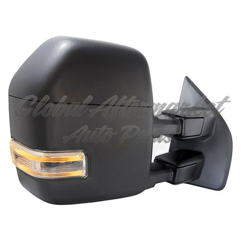 DOOR MIRROR RH POWER HTD CHROME CAP W/BLIND SPOT/SIGNAL/SPOTLAMP