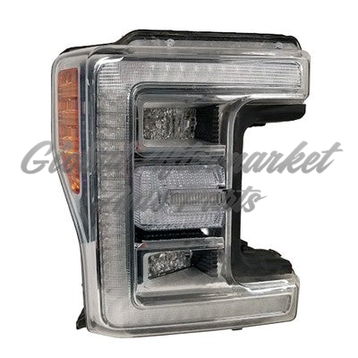 HEAD LAMP RH LED W/ BLACK TRIM MOLDING HQ