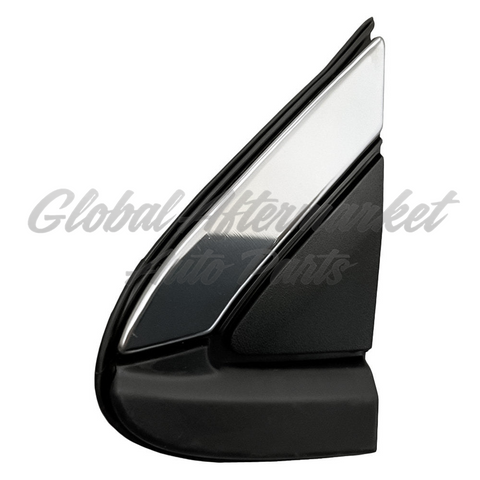 FENDER MOLDING FR LH UPPER BLACK W/ STANDARD EQUIPMENT MIRROR BASE EXTENSION