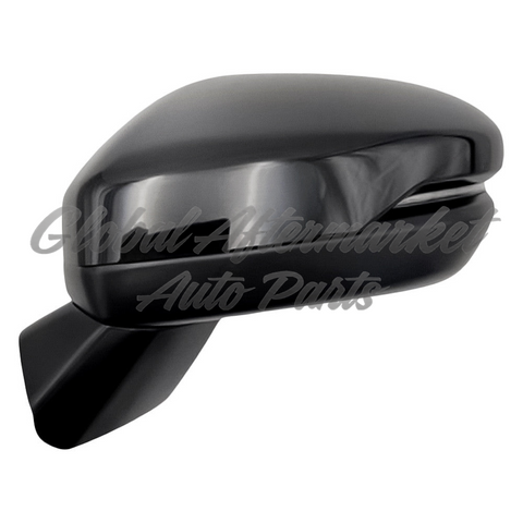 DOOR MIRROR LH POWER HTD BLACK W/SIGNAL/MANUAL FOLD