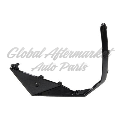 BUMPER MOLDING FR LH GLOSS BLACK USA BUILT
