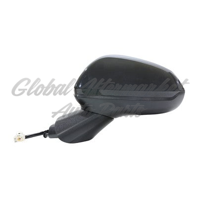 DOOR MIRROR LH TEXTURED HTD POWER W/ BLIND SPOT / MANUAL FOLDING