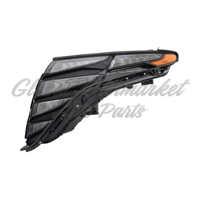 DAYTIME RUNNING LAMP LH BLACK TRIM KOREA BUILT HQ