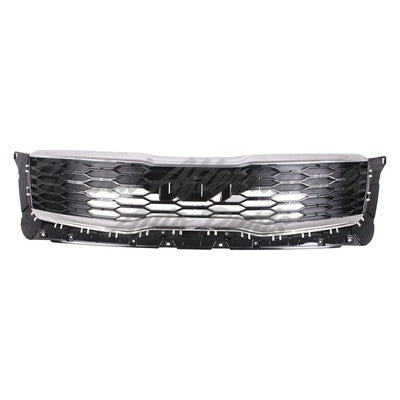 GRILLE FR BLACK W/BRIGHT CHROME MOLDINGS W/O EMBLEM ALL LX MODELS