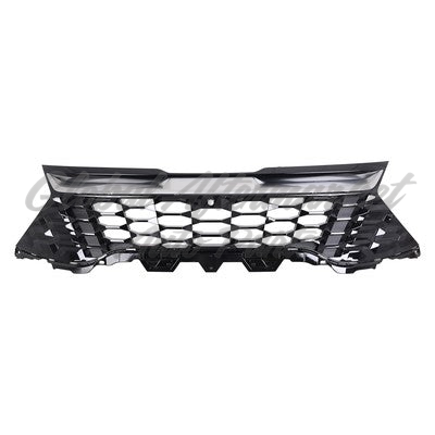 GRILLE FR PTD BLACK W/ CHROME MOLDING FOR USA BUILT SX PRESTIGE MODELS