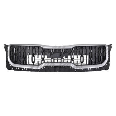 GRILLE FR BLACK W/ SILVER FRAME W/O X-LINE FOR EX/ LX