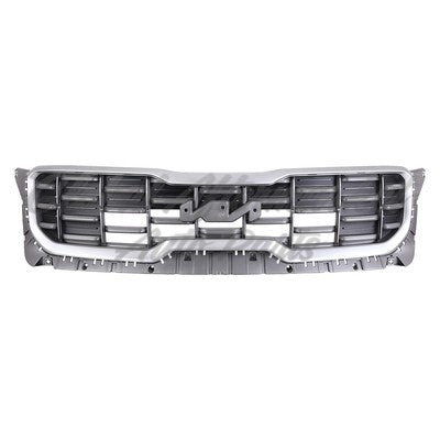 GRILLE FR PTD BLACK W/ SILVER FRAME S MODEL