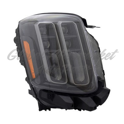 HEAD LAMP RH LED W/ BLACK BEZEL X-LINE / X-PRO HQ