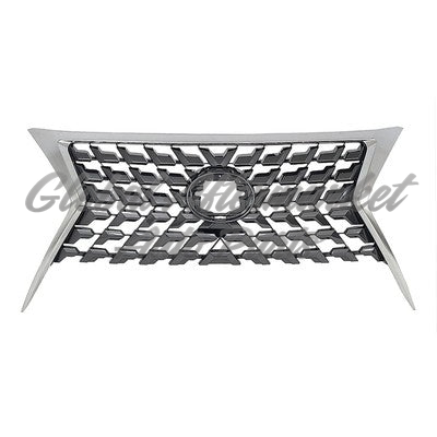 GRILLE FR UPPER W/CHROME OUTER MOLDING W/O CAMERA