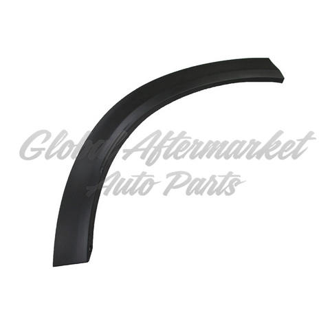 WHEEL ARCH TRIM RR RH REARWARD FLAT BLACK QUARTER MOUNT