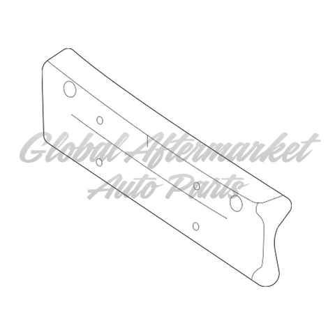 LICENSE PLATE BRACKET FR W/O MOUNTING HARDWARE W/AMG