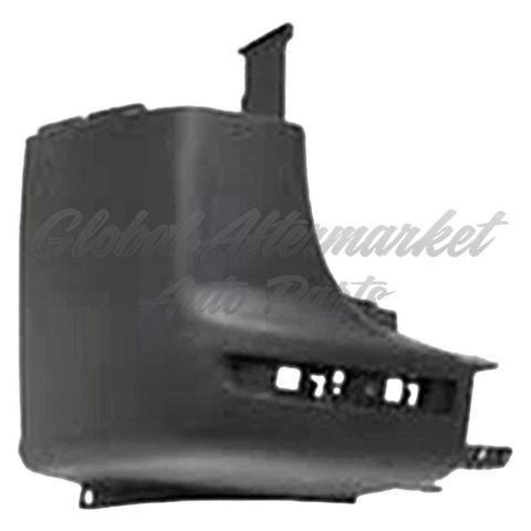 BUMPER RR LH PRIMED BLACK PTM W/O PARK ASSIST SENSOR / BLIND SPOT BRACKET