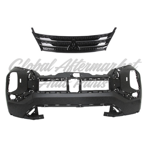 GRILLE FR BLACK W/CHROME MOLDINGS W/O EMBLEM