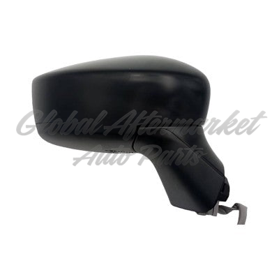 DOOR MIRROR RH BLACK PTD HTD POWER W/BLIND SPOT W/O SIGNAL