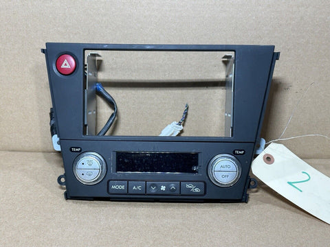 JDM Subaru Legacy 2005-2009 Outback Climate Control Din Dual Double Bezel Hazard