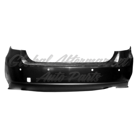 BUMPER RR PRIMED W/TEXTURED LOWER W/SENSOR SDN CAPA
