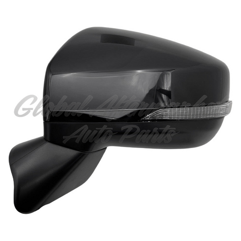 DOOR MIRROR LH HTD POWER MANUAL FOLDING W/ PTM CAP/BLIND SPOT TEXTURED LOWER/SIGNAL