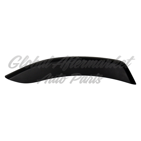 WHEEL ARCH TRIM RR RH REARWARD TEXTURED BLACK QUARTER MOUNT