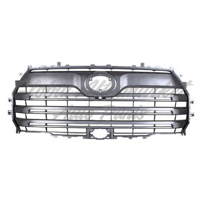 GRILLE FR PTD GRAY BAR DESIGN W/CAMERA FOR LTD MODELS W/O TRD PKG