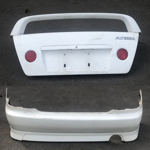 JDM 1998-2005 Toyota Altezza Lexus IS300 TRD Trunk Wing Rear Bumper TRD Lip Used