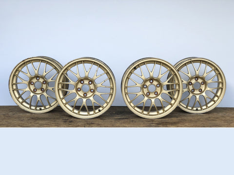 JDM 16" BBS Wheels Rims Mags 16x6.5 Offset 48+ 5x100 Subaru Impreza WRX Forester Legacy