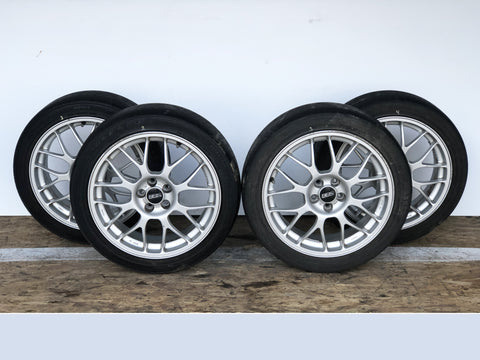 Subaru BBS STI Forged Wheel Rims R17 ET+48 5x100 RG345 JDM Rare Set 56.1 Center Bore