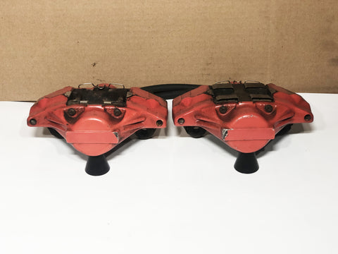 JDM 02-07 Subaru Impreza WRX Rear Brake Calipers 2 Pot 2 Piston Set Genuine OEM