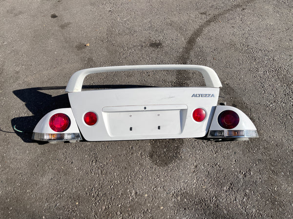 JDM 2001-2005 Toyota Altezza Lexus IS300 TRD Trunk & Wing & Rear Tail Lights + Side Skirts + Rear Bumper & Lip