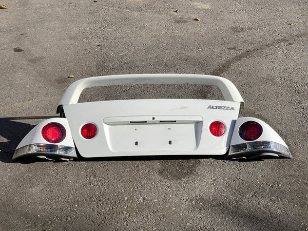 JDM 2001-2005 Toyota Altezza Lexus IS300 TRD Trunk & Wing & Rear Tail Lights + Side Skirts + Rear Bumper & Lip