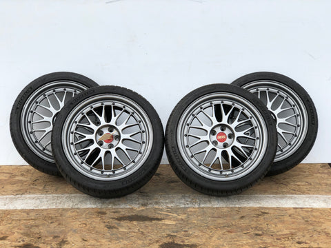 JDM 18" BBS Wheels Rims 5x100 56.1 7.5JX18ET49 7.5JX18ET35 Subaru Impreza Legacy Forester