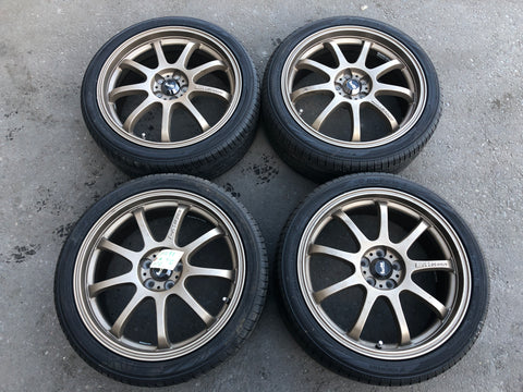 LM-Sport Wheel 5X100 Rim 18X7.5J +50ET / 225/40 R18 Subaru WRX Spec