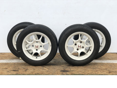 JDM 96-97 Honda Integra Type R OEM 4x114.3 Wheels 15X6 ET50 Rims Mags / Tires