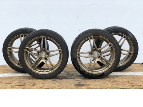 17×7JJ +45 5×114.3 Advanced Vehicle System Model 5 Twin 5 Spoke 215 45 17 Wheel