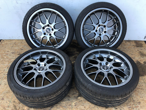JDM PIAA Racing Sport Mesh 18 x 9.5 + 45 265/35R18 | 18 x 8.5 +42 5x114.3 235/40R18