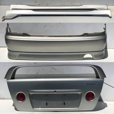 JDM 1998-2005 Toyota Altezza Lexus IS300 TRD Trunk & Wing + Side Skirts + Rear Bumper & Lip